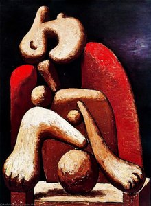 Woman In Red Armchair — Pablo Picasso, Surrealism