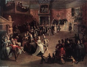 The Ball At The Court — Marten Pepijn, Baroque