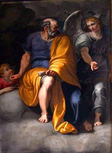 Paintings in the chapel of the right of the church of San Raffaele in Milan.