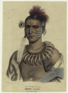 Ma-has-kah Or White Cloud. An Ioway Chief — Charles Bird King