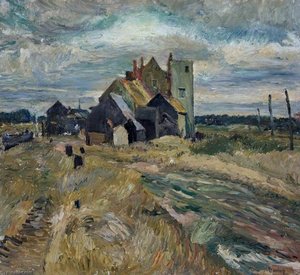 Buildings At Walberswick — Ronald Ossory Dunlop