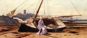 A Pensive Moment — Alfred Thompson Bricher