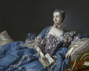 Madame De Pompadour (jeanne-antoinette Poisson, 1721 - 1764) — François Boucher, Rococo