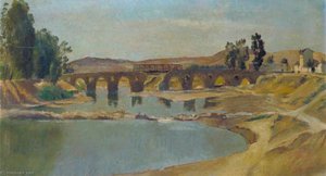 The Bailey Bridge At Medjez El Bab — Henry Marvell Carr