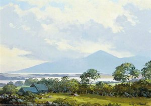 Mournes From Dundrum Castle — Denis J Mcdowell