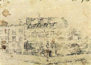 Vincent's Boarding House In Hackford Road, Brixton, London — Vincent Willem Van Gogh, Post Impressionistic Landscape
