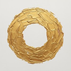 Goldene Einsamkeit: Eine Monumentale Impasto-studie Ewiger Radialer Symmetrie