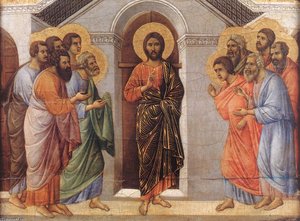 Appearence Behind Locked Doors — Duccio Di Buoninsegna, Sienese Gothic Revival