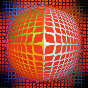Vega-kontosh-va — Victor Vasarely, Op Art