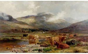 When Rain Has Past And Mists Uplift — Louis Bosworth Hurt
