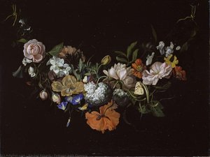 Festoon With Flowers — Rachel Ruysch