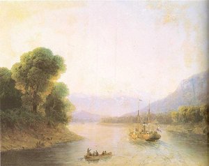 River Rioni. Georgia — Ivan Konstantinovich Aivazovsky