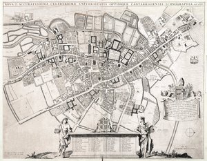 Map Of Cambridge — David Loggan