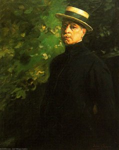 Self-Portrait With Canotier