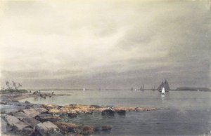 Calm Before A Storm, Newport — William Trost Richards