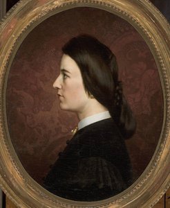 Portrait Of Maria Sawiczewska, Artist’s Sister — Grottger Artur (1837-1867)
