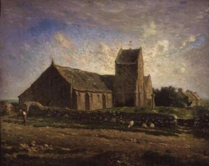 Die Kirche Von Greville — Jean-françois Millet, Contemporary Realism