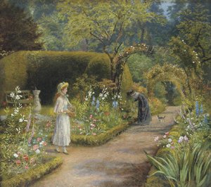 A Visit To Grandmother — Arthur Hughes
