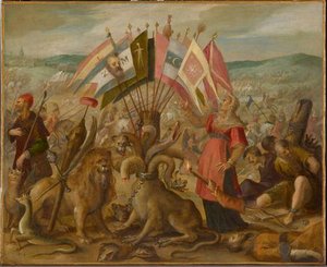 Allegorie On The Battle Of Brasov — Hans Von Aachen
