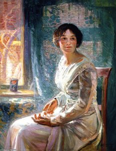 Portrait Of Mrs. K — Joseph Kleitsch