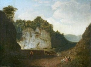 A View in Dovedale, Derbyshire