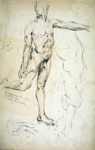 (untitled) (studies Of Male Nudes) — Kenyon Cox