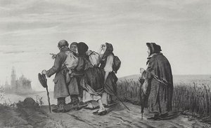 Pilgrims. On A Pilgrimage — Vasily Grigoryevich Perov