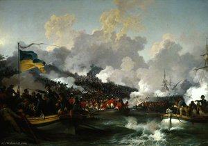 The Landing Of British Troops At Aboukir, 8 March (1801) — Philip James De Loutherbourg