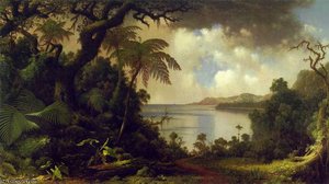 View From Fern Tree Walk Jamaica — Martin Johnson Heade