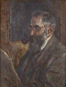 Lucien Pissarro Reading — James Bolivar Manson