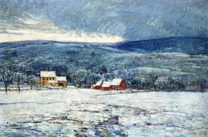 Winter In The Connecticut Hills — Frederick Childe Hassam