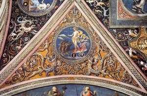 Ceiling Decoration (detail) — Vannucci Pietro (le Perugin)