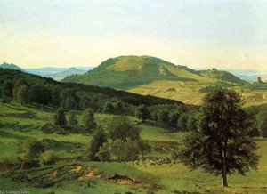 Hill And Dale — Albert Bierstadt, Hudson River School