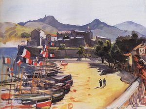 The Port Of Collioure — Zinaida Serebriakova