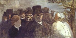 Passers By — Honoré Daumier