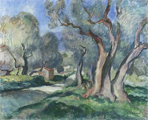 Path Among The Olive Trees — Henri Lebasque