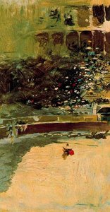 Afternoon Of The Bulls — Ignacio Pinazo Camarlench, Impressionism