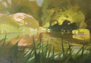 Llawrenny Pond — Edgar Herbert Thomas