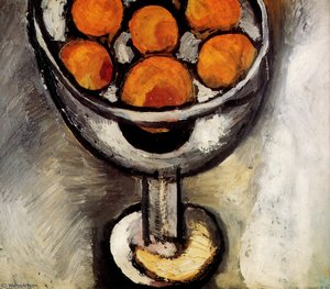 La Coupe D'orange Huile Sur Toile Collection Particulière — Henri Matisse