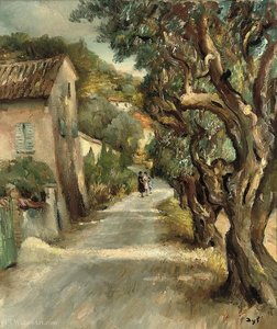 Strolling In Provence, (1950) — Marcel Dyf