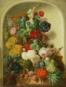 Still Life - Flowers And Fruit — Jan Van Os