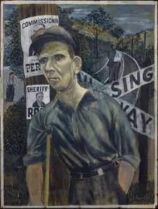 Man by the Railroad Track