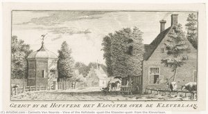 View of the Hofstede "the Klooster" from the Kleverlaan.