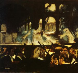 Ballet Scene From Robert La Diable — Edgar Degas, Impressionist Painting