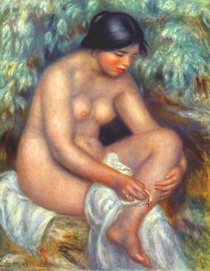 Bather Wiping A Wound — Pierre-auguste Renoir