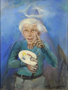 Portrait Of Abraham Walkowitz — Philip Evergood