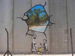 Mauer Betlehem — Banksy