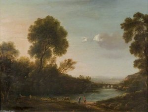 River With Bridge