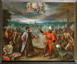 Allegory On The Declaration Of War Before Constantinople — Hans Von Aachen