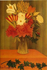 Vase Of Flowers — Henri Julien Félix Rousseau (le Douanier), Naive Art / Primitivism